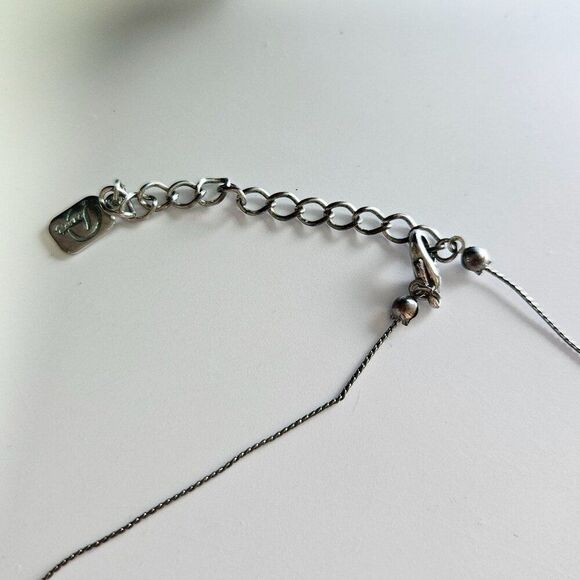 You & I silver tone colorful shell necklace - Picture 10 of 15